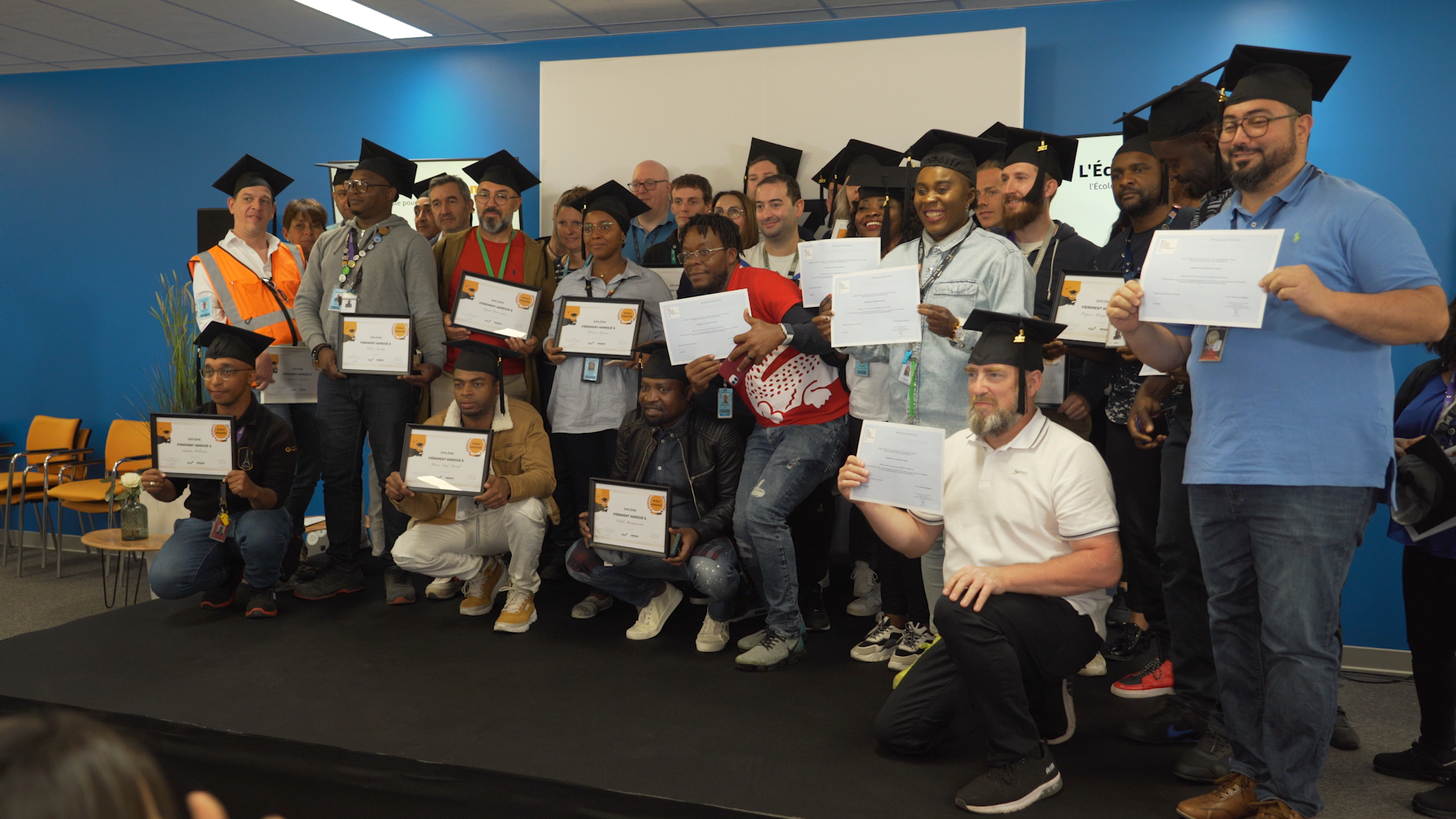 Amazon et Afpa : Une première remise de diplôme