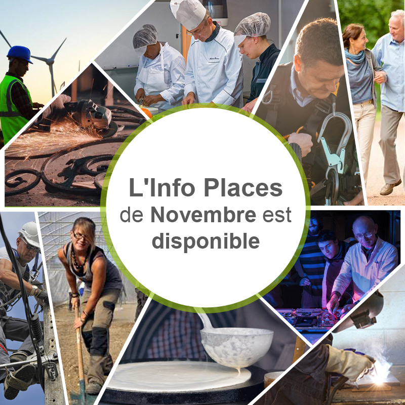 Afpa Bretagne : L'Info Places dispo de Novembre est en ligne !