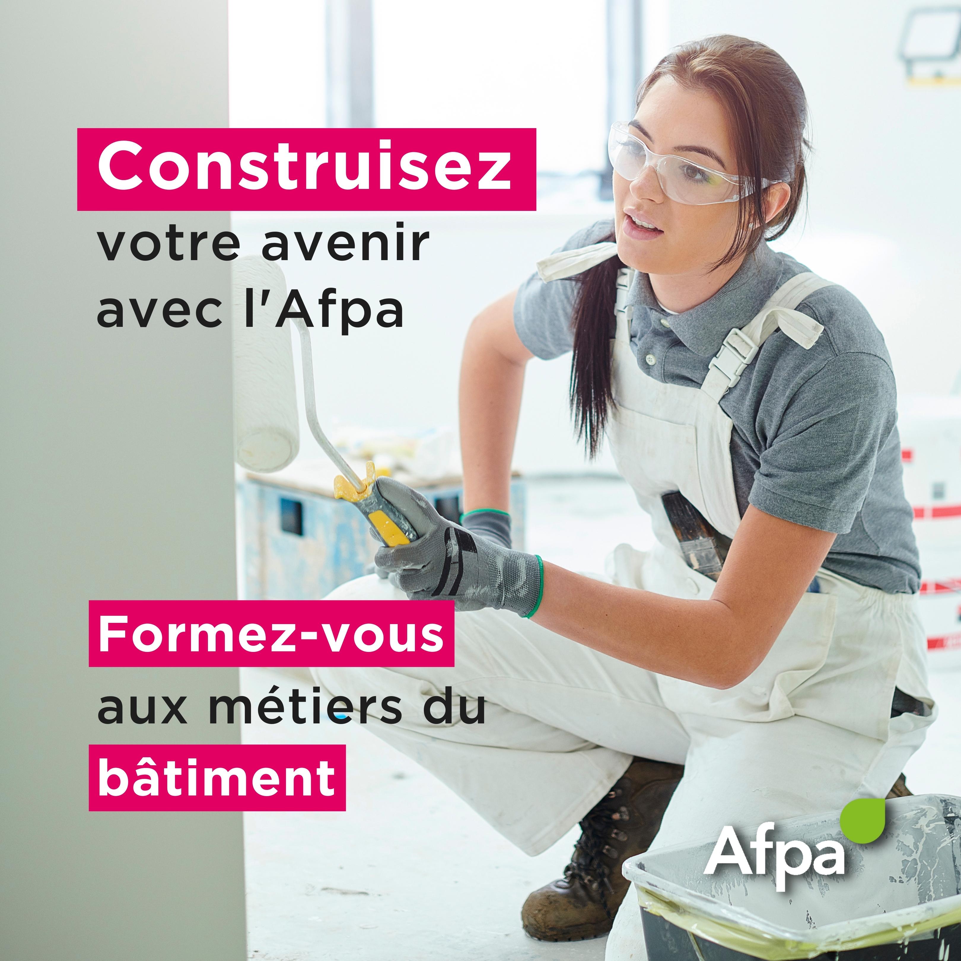 Construisez votre avenir avec l'Afpa, formez-vous aux métiers du bâtiment