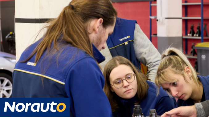 Norauto recrute et forme en alternance avec l’Afpa des mécaniciens de maintenance automobile