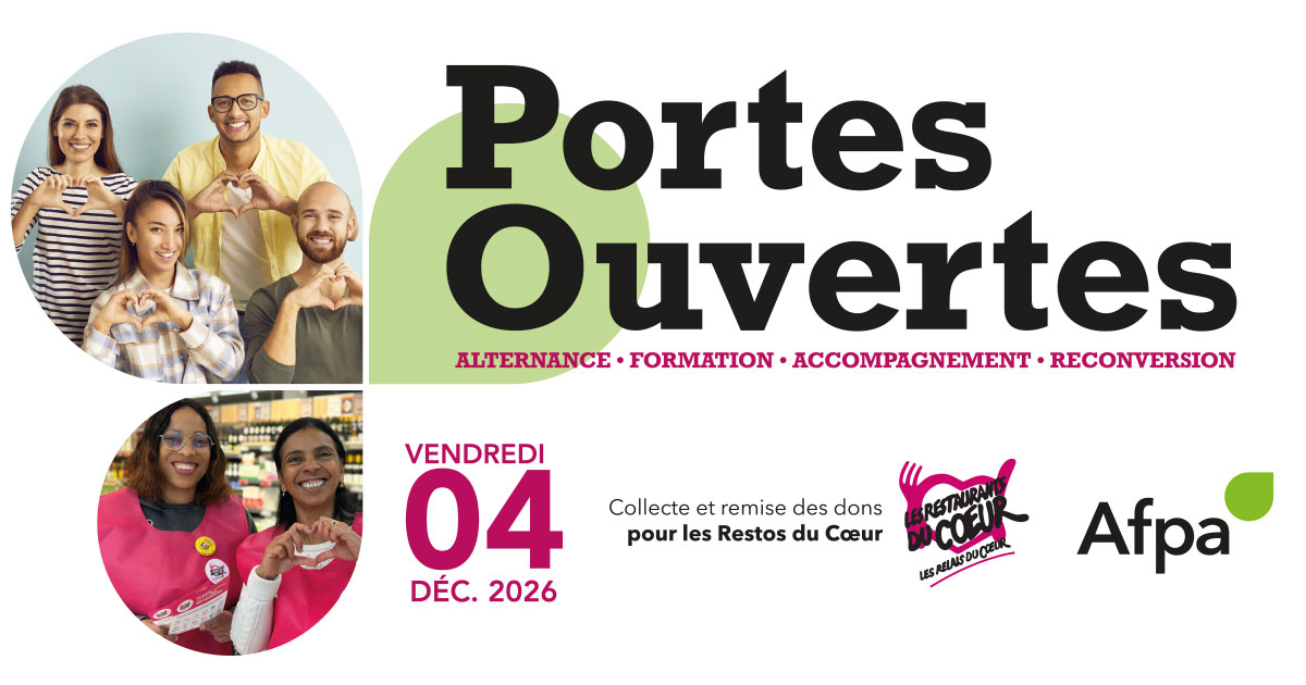 Journée Portes Ouvertes Solidaire - Vendredi 4 décembre 2026 dans tous les centres de Nouvelle Aquitaine