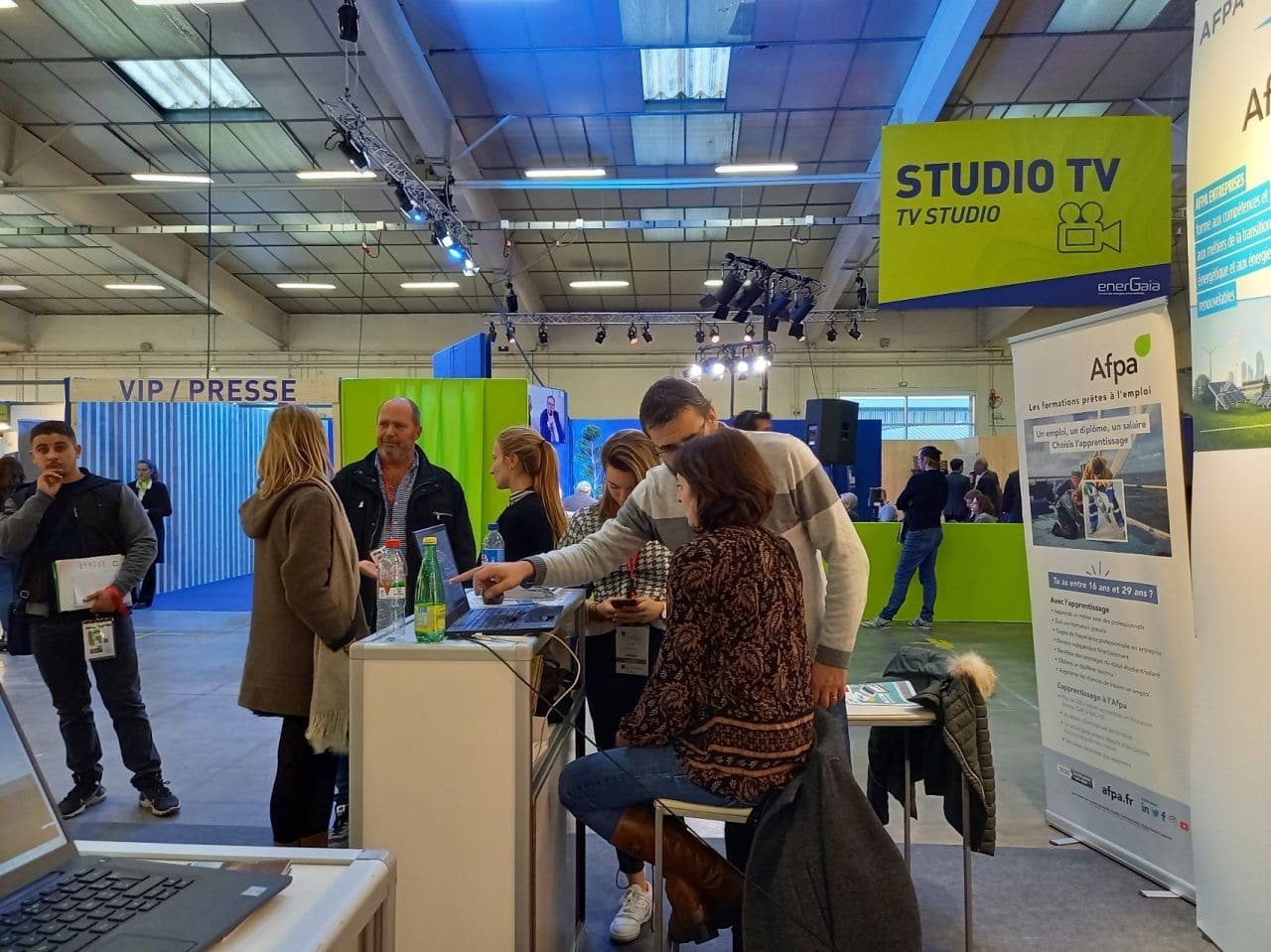 Les équipes Afpa Entreprises participaient à l'édition 2022 du Forum EnerGaïa en décembre à Montpellier