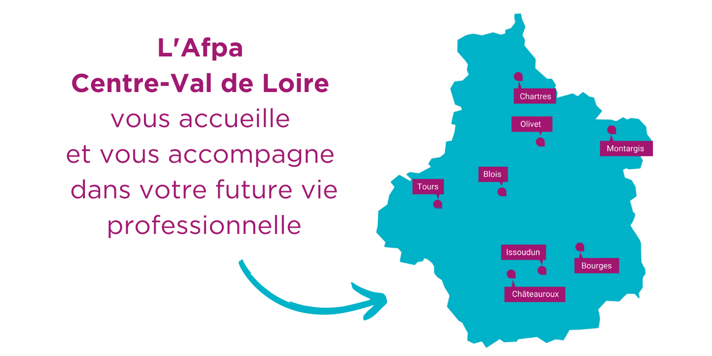 Cartographie des dispositifs d'accompagnement Afpa Centre-Val de Loire