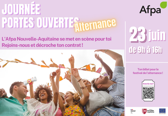 Prends ton billet pour le Festival de l'Alternance Nouvelle-Aquitaine