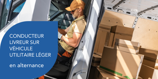 Conducteur livreur sur véhicule utilitaire léger en alternance à Tours !