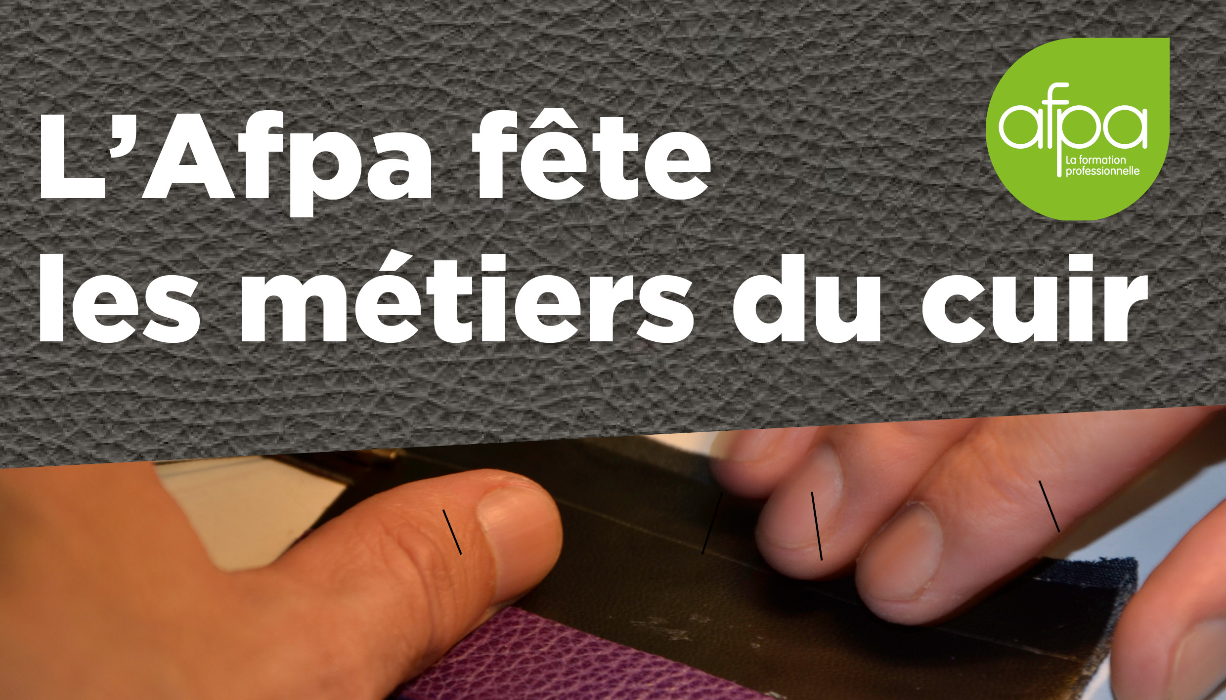 Afpa Drôme-Ardèche fête les métiers dui cuir à l'occasion d'une nouvelle formation 