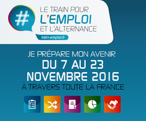 15/11/16 : En gare du Mans le train pour l'emploi et de l'alternance fera une halte