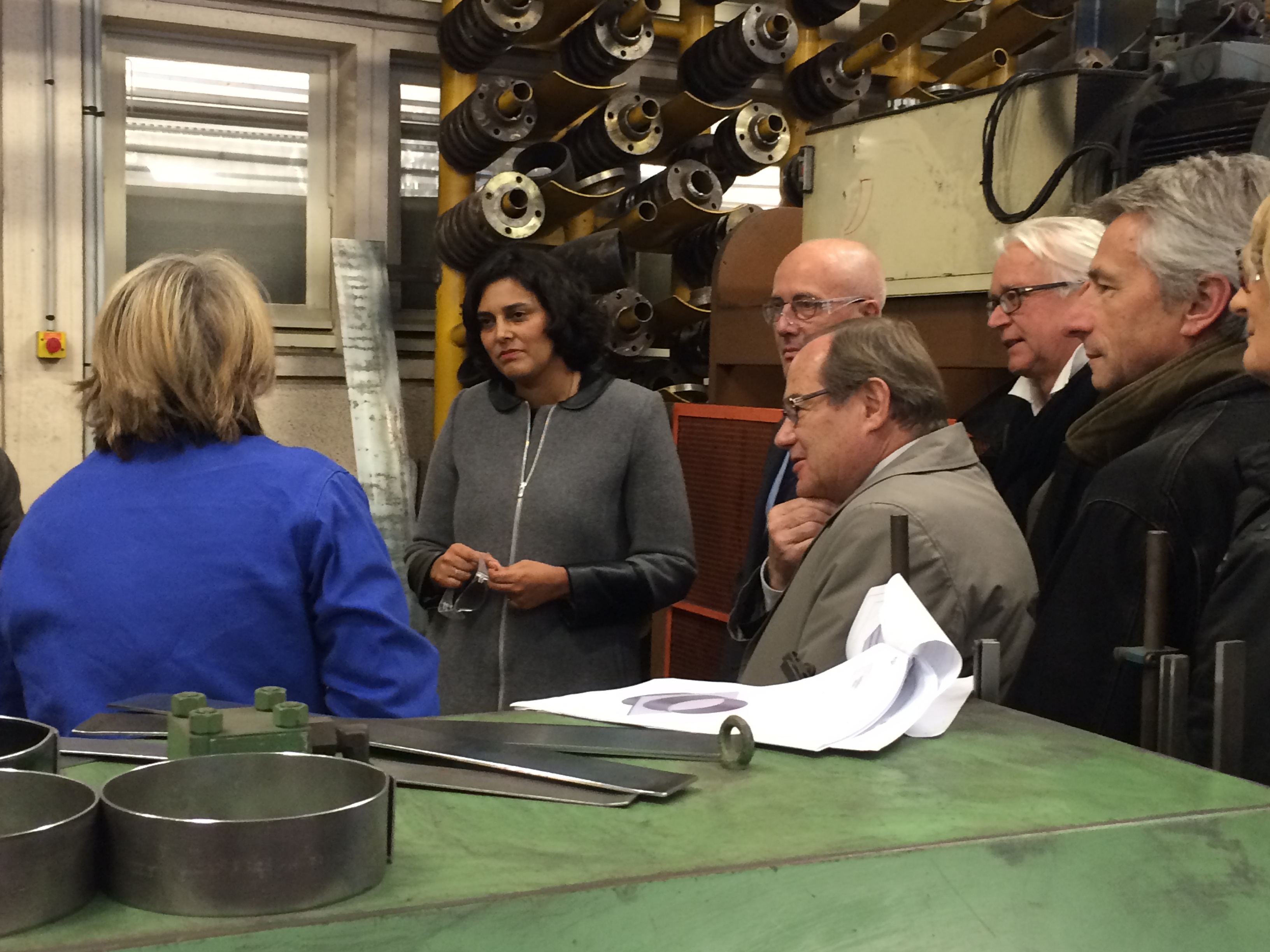La ministre du travail en visite à Cherbourg