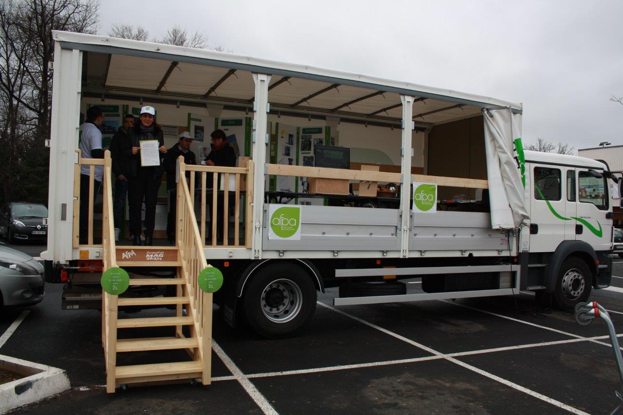 Afpa du Puy en Velay : lancement du Job truck lors de la porte ouverte du 10 mars !