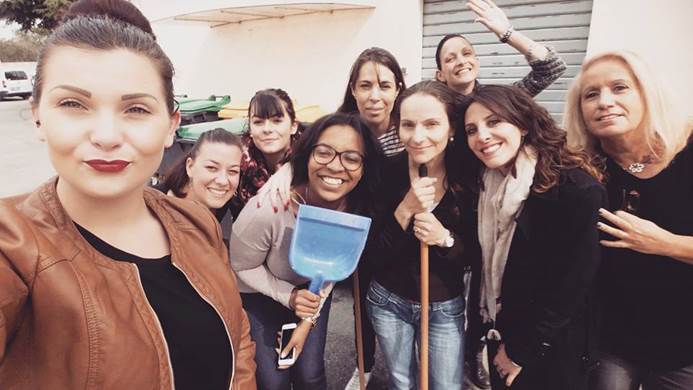 Les stagiaires Assistantes de Direction de Marseille St Jérôme programment une Action Ville Propre13