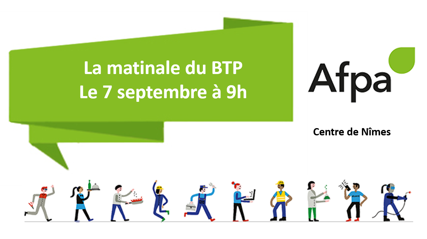La Matinale du BTP aura lieu au centre Afpa de Nîmes
