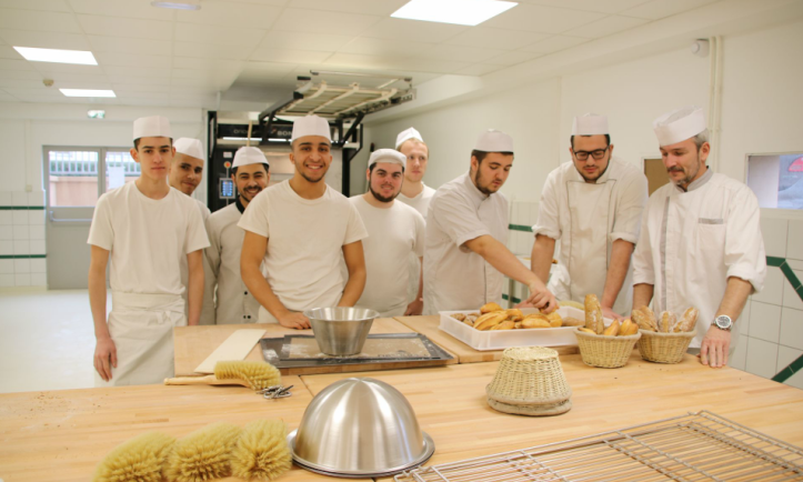 Lyon-St-Priest : inauguration du plateau Boulangerie de l'Afpa, en partenariat avec la SEPR