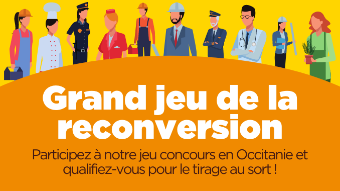 Participez au grand jeu de la reconversion avec l’AFPA Occitanie !