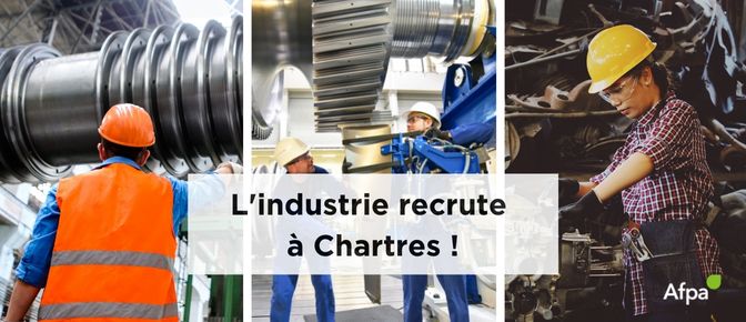 Venez vous former à l'Afpa de Chartres dans les métiers de l'industrie !