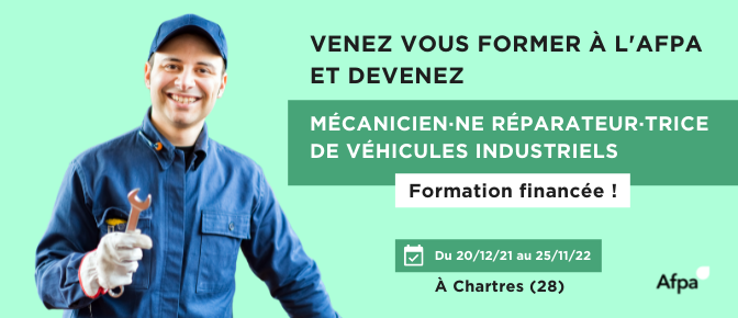 Formez-vous au métier de Mécanicien·ne réparateur·trice de véhicules industriels
