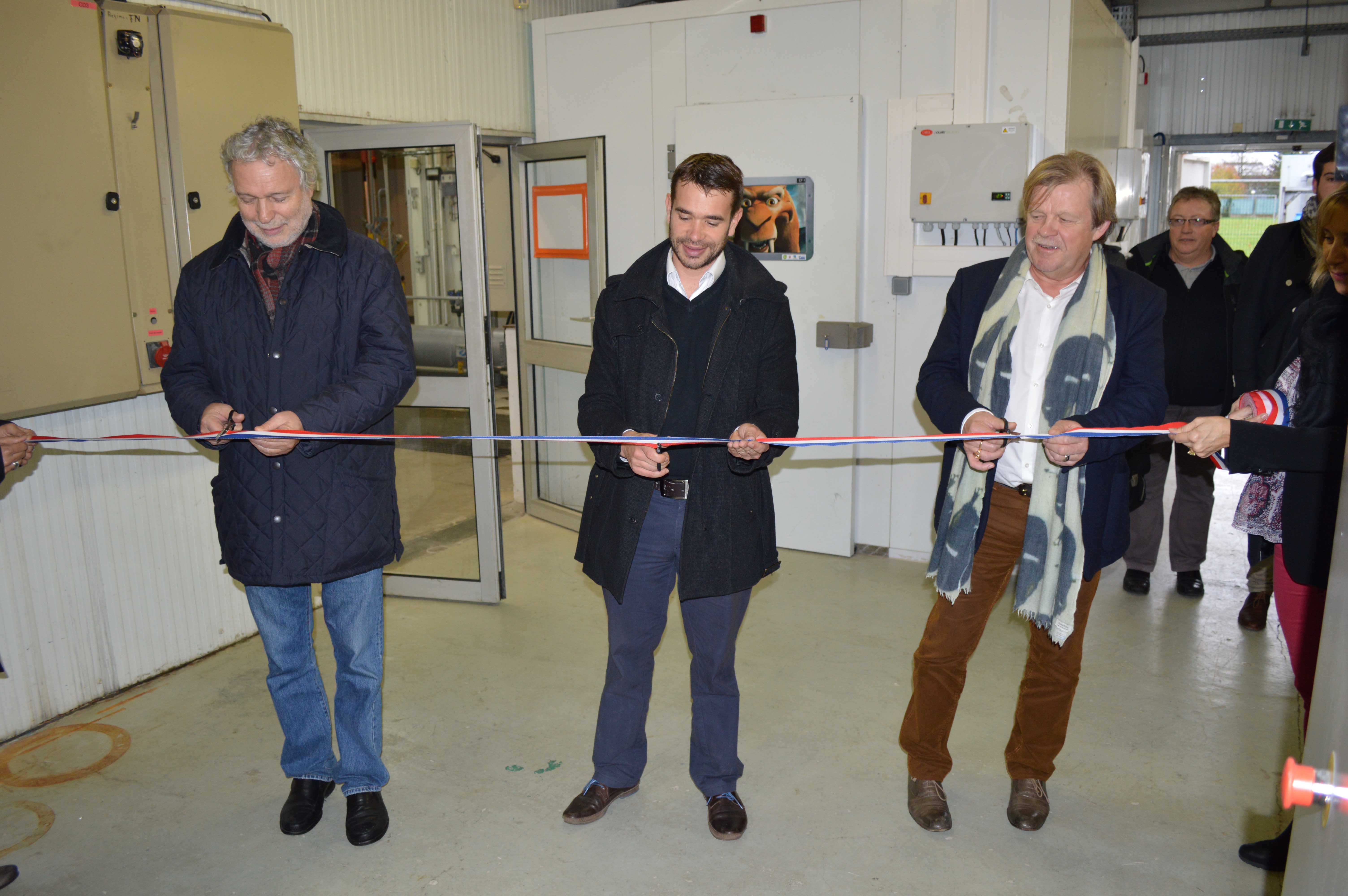 Inauguration plateau CO2 Alençon
