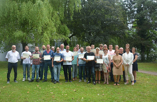 100% de réussite pour les stagiaires certificats de branche moniteur d’atelier