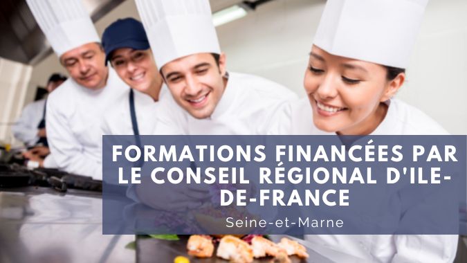 Nos formations financées par le Conseil régional Ile-de-France en Seine-et-Marne