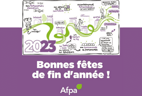 L'Afpa Occitanie vous souhaite une bonne année 2023 !