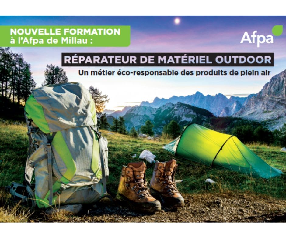 Nouvelle formation Réparateur de matériel Outdoor à l'Afpa de Millau !