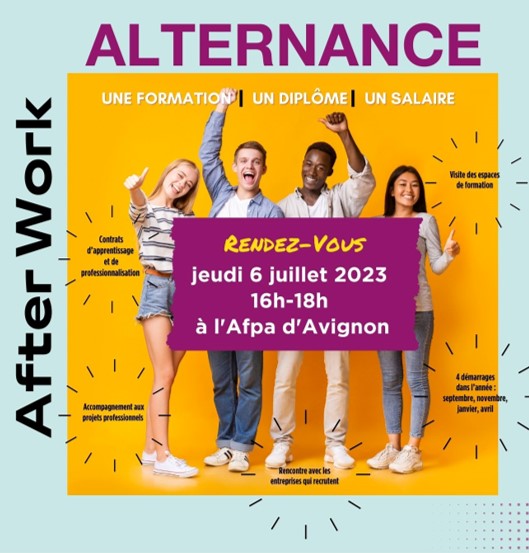 After Work Alternance à Avignon jeudi 6 juillet 2023