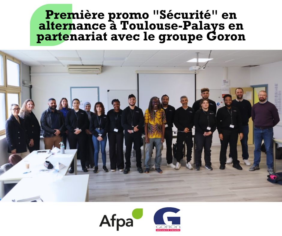 Afpa Occitanie : Première promo 