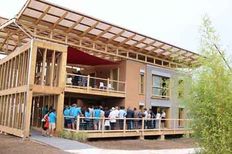 L'Afpa construit Terra Nostra, prototype d"habitat durable, en partenariat avec les écoles d'architectures de Grenoble et de Lyon