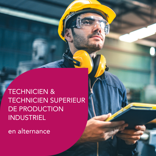 Technicien & technicien supérieur de production industrielle en alternance à l'Afpa Chartres !