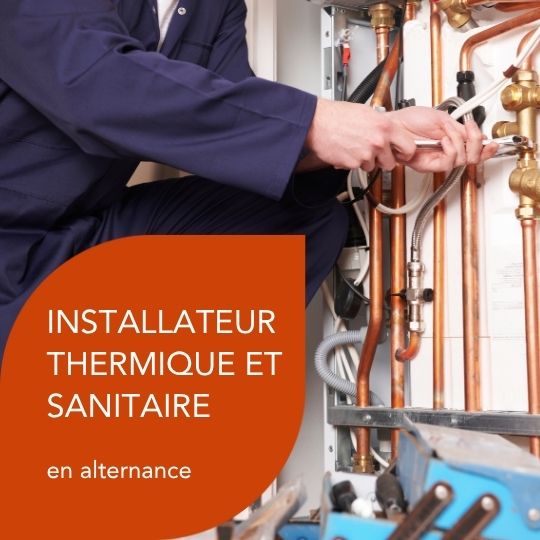 Installateur en thermique et sanitaire en alternance à Bourges !
