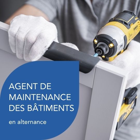 Agent de maintenance des bâtiments en alternance à Tours !