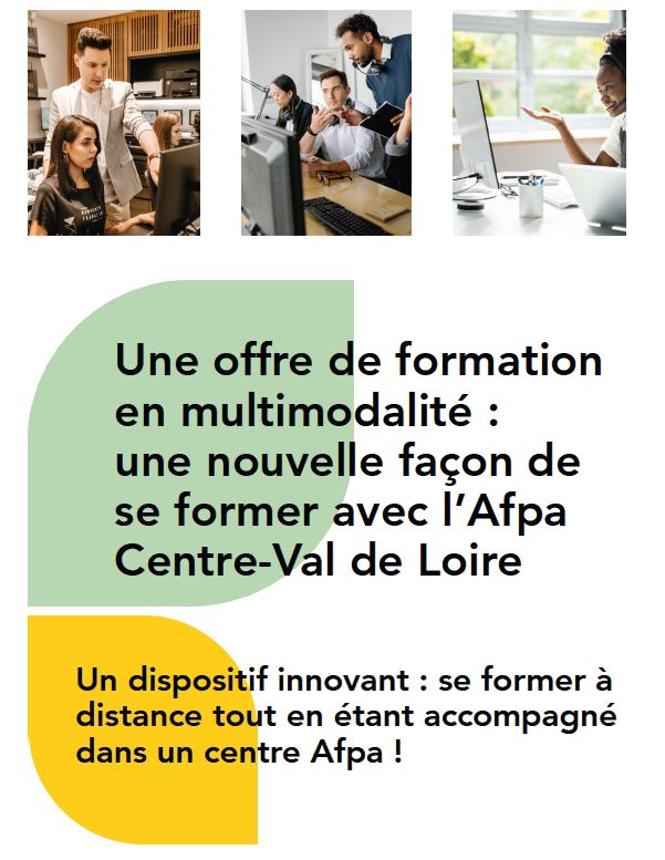 Une offre de formation en multimodalité : une nouvelle façon de se former avec l’Afpa Centre-Val de Loire