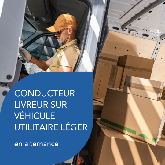 Conducteur livreur sur véhicule utilitaire léger en alternance à Tours !