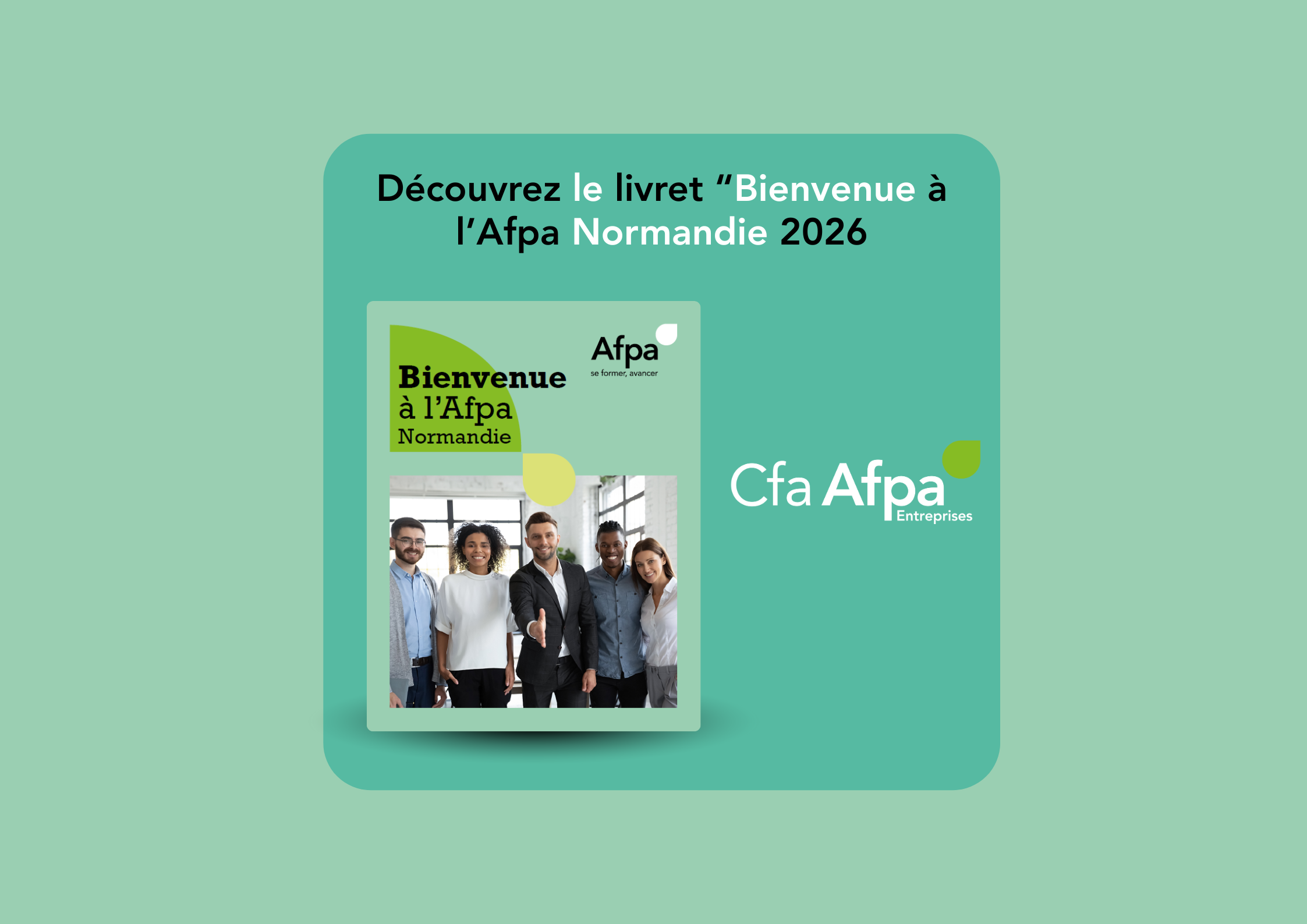 Découvrez le livret “Bienvenue à l’Afpa Normandie 2026