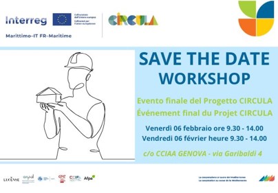 Save the date workshop, le rendez-vous final du projet CIRCULA