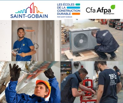 Démarre ton premier métier grâce à l’Apprentissage : l’Afpa en Région Sud s’associe à Saint-Gobain pour former aux métiers du bâtiment durable 