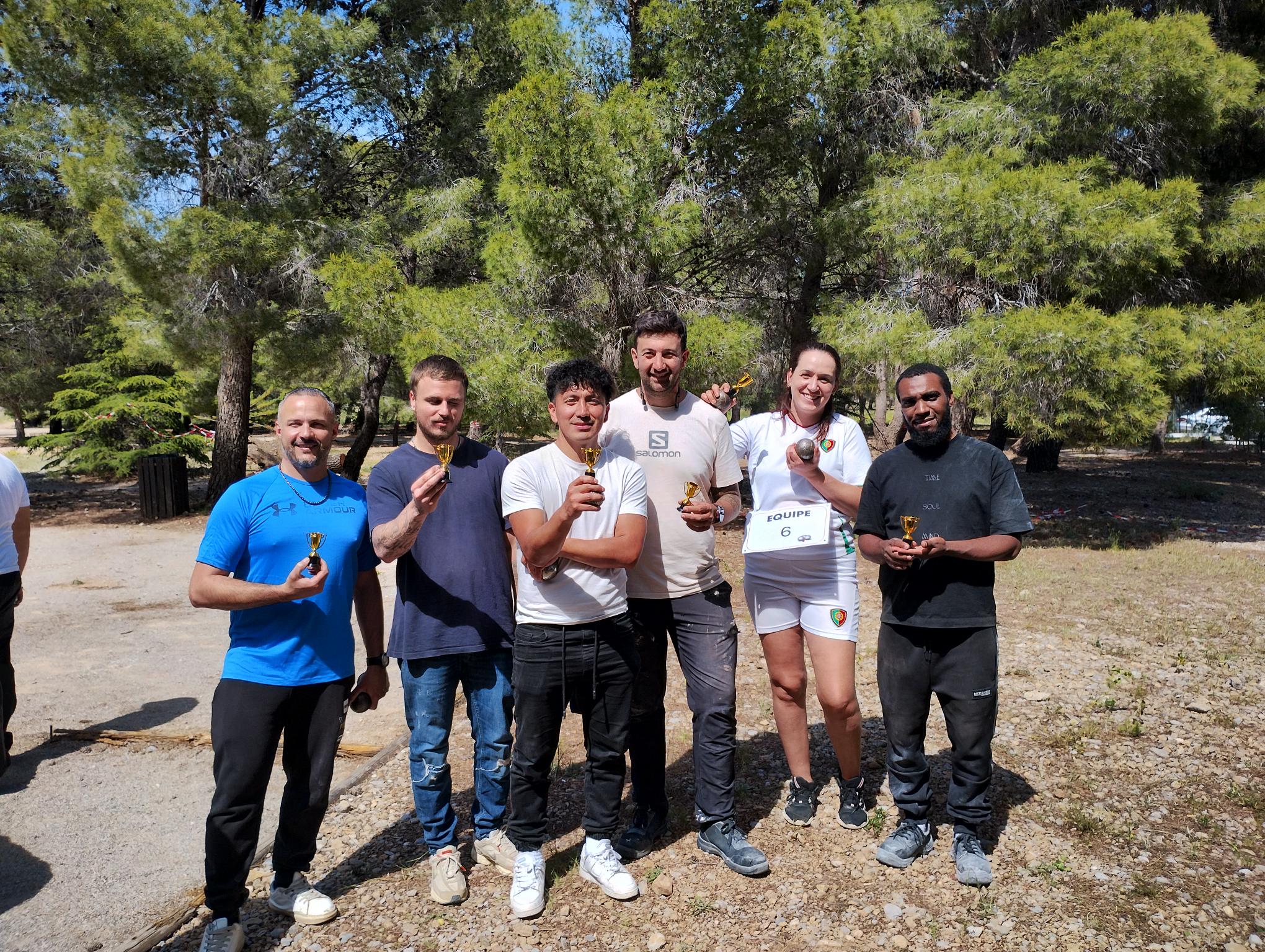 Après-midi pétanque organisée par la Promo 16.18 à l'Afpa de Perpignan-Rivesaltes