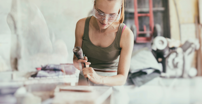 Découverte des métiers d'artisans : Travailler la pierre