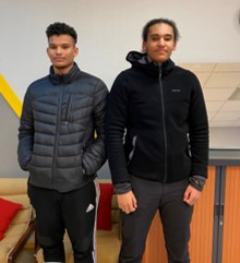 Tarek et son cousin Akli